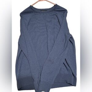 Men’s blue merino wool sweater